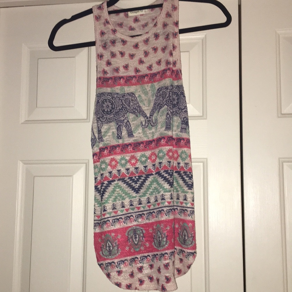 Razor back crochet knit top!